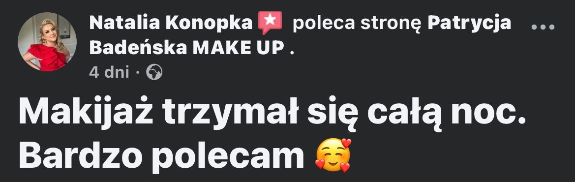 Opinia z Facebooka 4